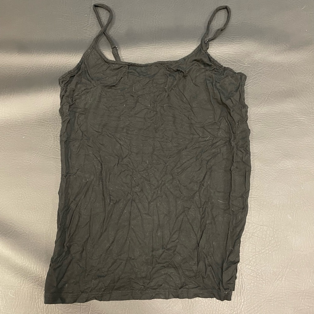 Black tank top
